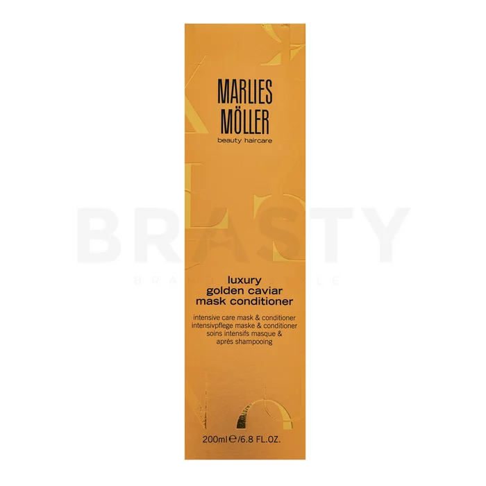 Marlies Möller Luxury Golden Caviar Mask Conditioner posilující kondicionér pro poškozené vlasy 200 ml