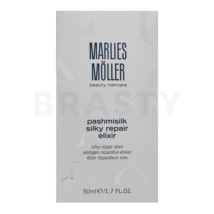 Marlies Möller Pashmisilk Silky Repair Elixir bezoplachová péče pro hebkost a lesk vlasů 50 ml