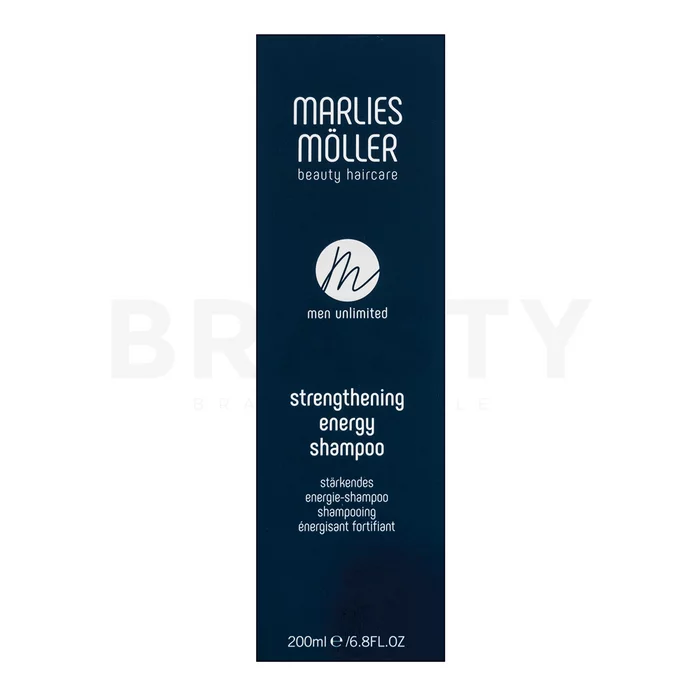 Marlies Möller Men Unlimited Strengthening Energy Shampoo posilující šampon pro řídnoucí vlasy 200 ml