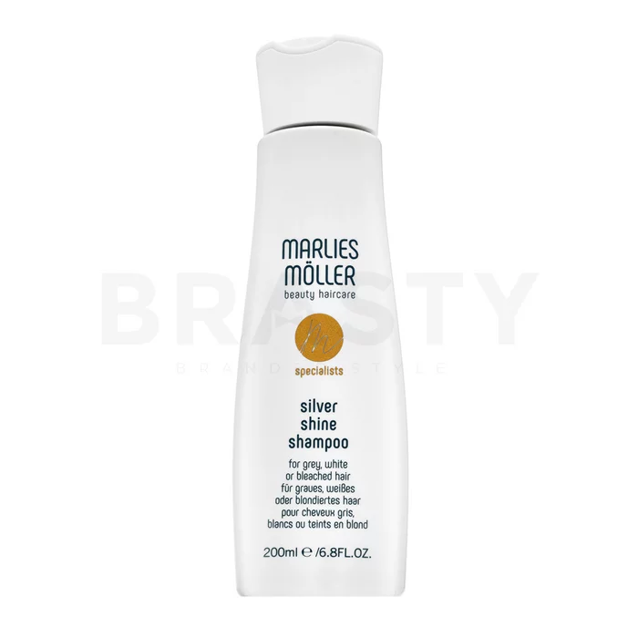 Marlies Möller Specialists Silver Shine Shampoo vyživující šampon pro platinově blond a šedivé vlasy 200 ml