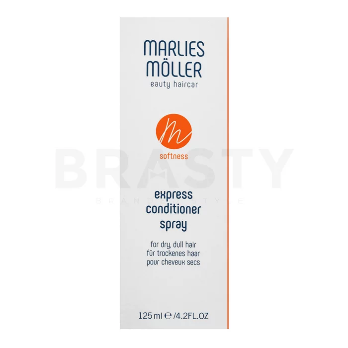 Marlies Möller Softness Express Conditioner Spray bezoplachový kondicionér pro suché a poškozené vlasy 125 ml