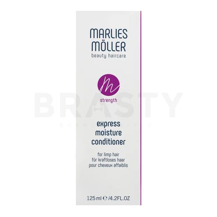 Marlies Möller Strength Express Moisture Conditioner posilující kondicionér pro oslabené vlasy 125 ml