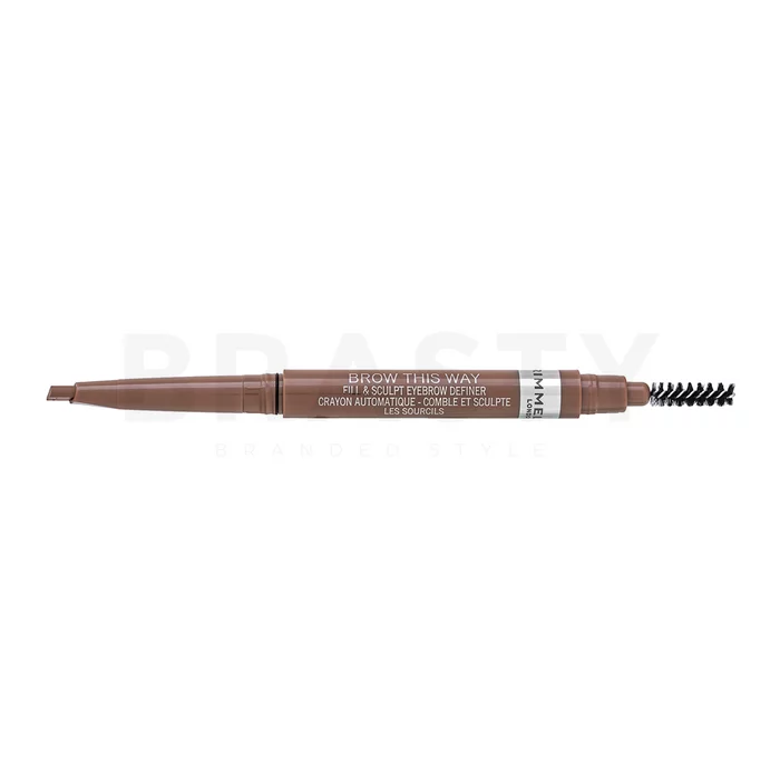 Rimmel London Brow This Way Fill & Sculpt Eyebrow Definer tužka na obočí 2v1 001 Blonde 0,25 g
