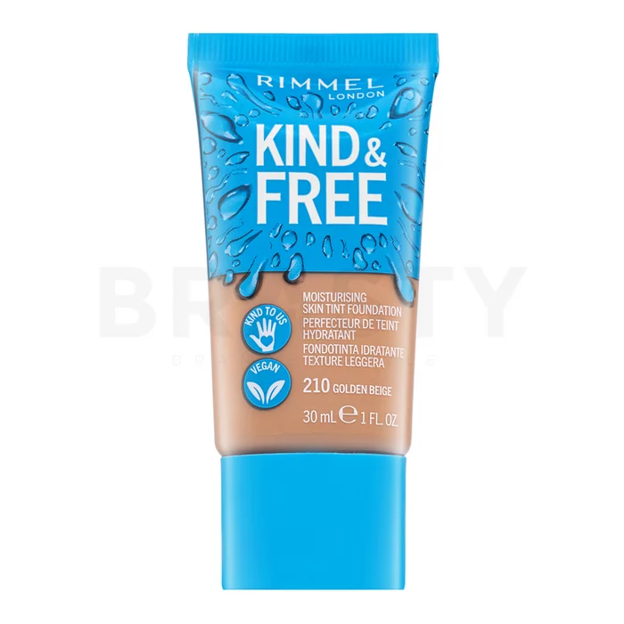 Rimmel London Kind & Free Moisturising Skin Tint Foundation tekutý make-up pro sjednocenou a rozjasněnou pleť 210 30 ml