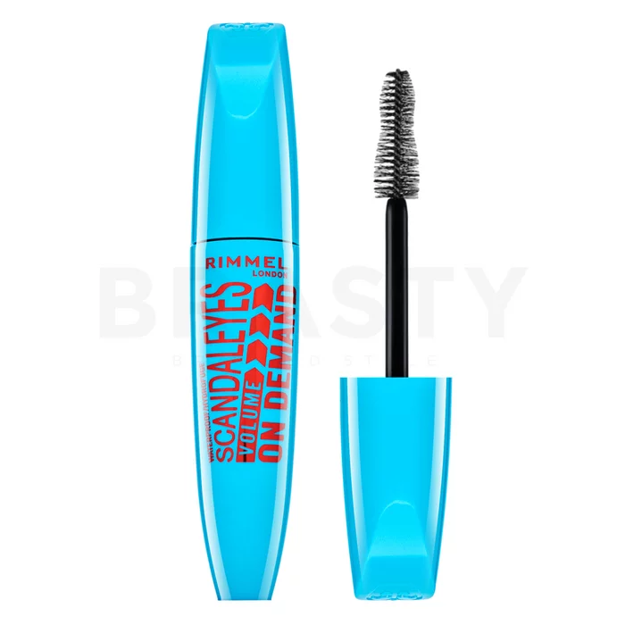 Rimmel London Scandal Eyes Volume On Demand Waterproof Mascara voděodolná řasenka pro objem Black 12 ml