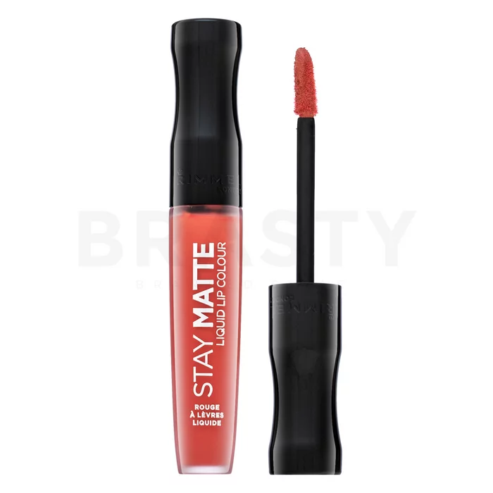 Rimmel London Stay Matte Liquid Lip Colour tekutá rtěnka 600 Coral Sass 5,5 ml
