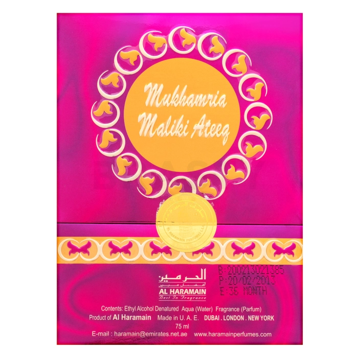 Al Haramain Mukhamria Maliki Ateeq woda perfumowana unisex 75 ml