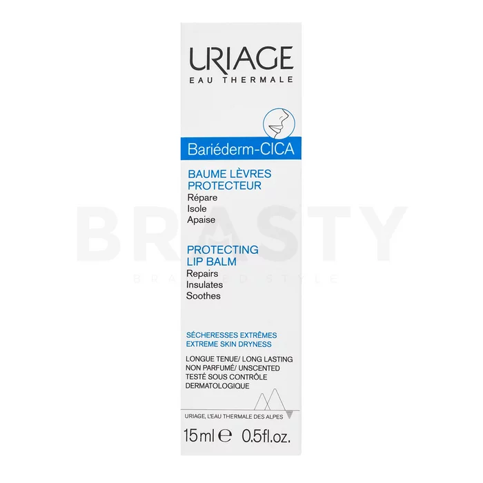 Uriage Bariederm Voedende balsem Cica-Lips Repairing Balm 15 ml