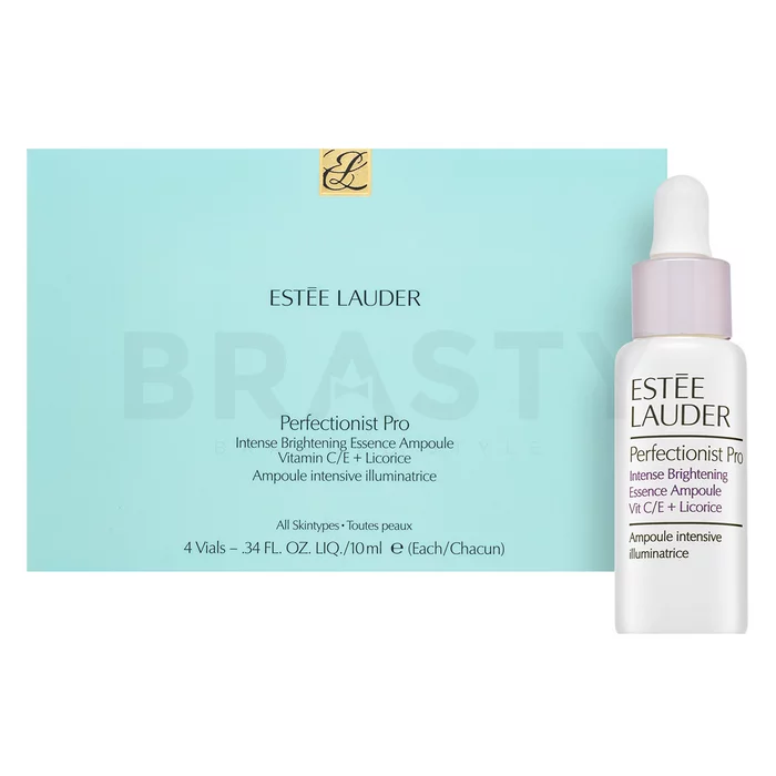 Estee Lauder Perfectionist Pro Intense Brightening Essence Ampoule siero illuminante con vitamina C per il rinnovamento della pelle 4 x 10 ml