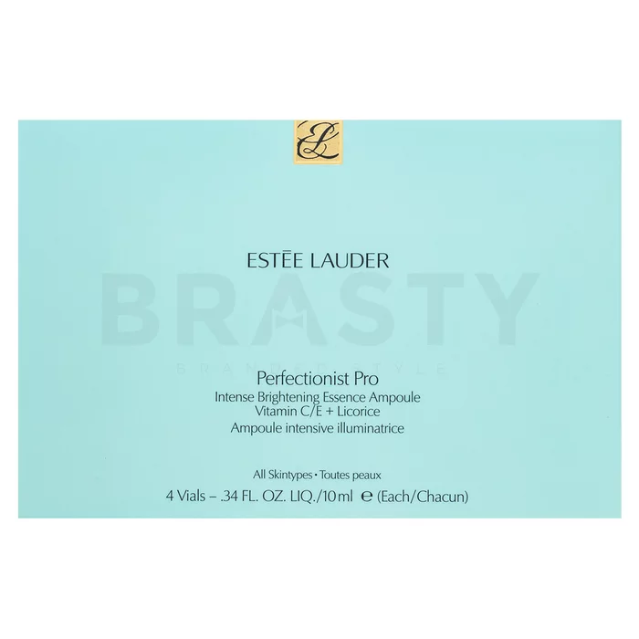Estee Lauder Perfectionist Pro Intense Brightening Essence Ampoule siero illuminante con vitamina C per il rinnovamento della pelle 4 x 10 ml
