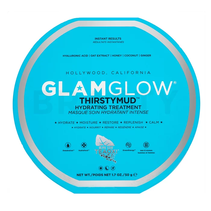 Glamglow Thirstymud Hydrating Treatment nourishing hair mask with moisturizing effect 50 g