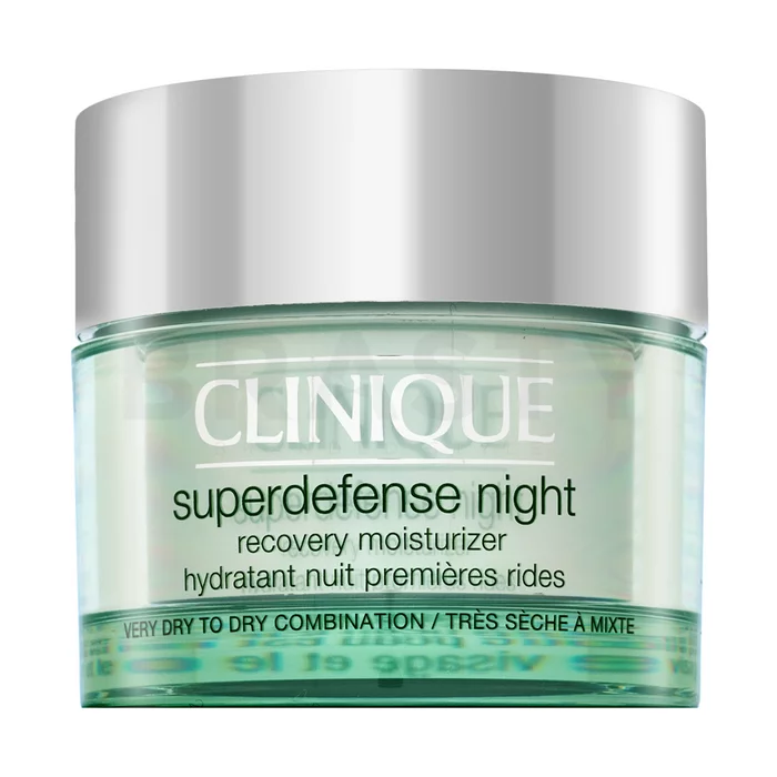 Clinique Superdefense Night suero facial nocturno Superdefense Night Recovery Moisturizer 1/2 Very Dry To Dry 50 ml