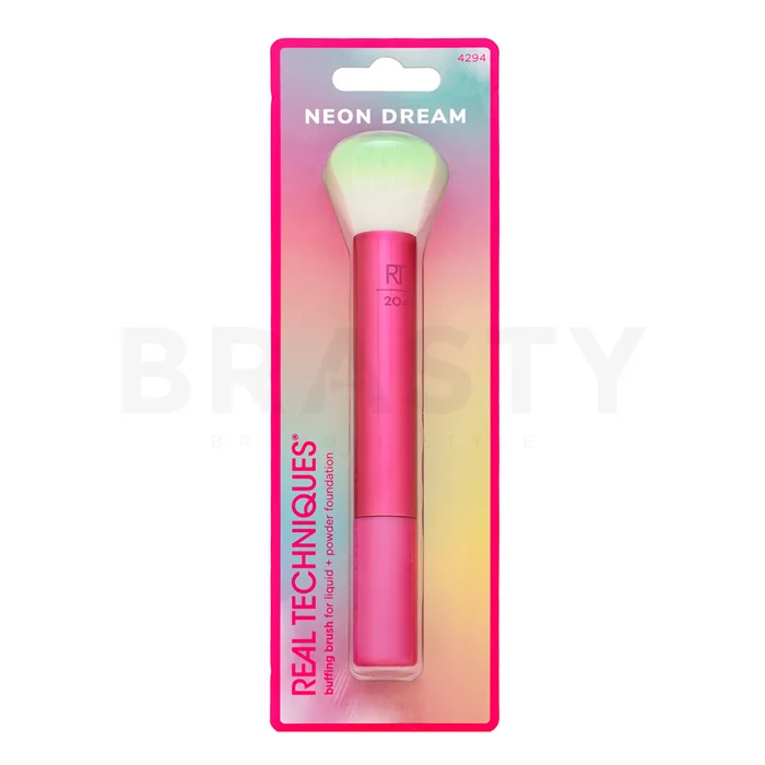 Real Techniques Neon Dream - Buffing Brush četkica za šminkanje i puder