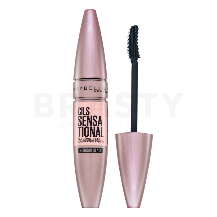 Maybelline Lash Sensational Full Fan Effect Mascara mascara pentru alungirea si curbarea genelor Midnight Black 9,5 ml