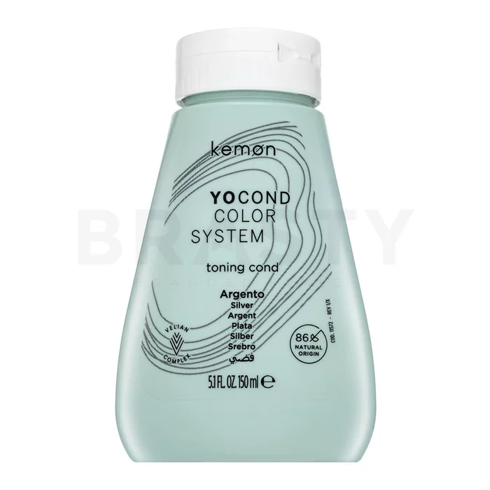 Kemon Yo Cond Color System Toning Cond tónovací kondicionér pro oživení barvy Silver 150 ml
