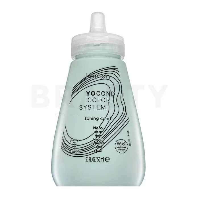 Kemon Yo Cond Color System Toning Cond tónovací kondicionér pro oživení barvy Black 150 ml