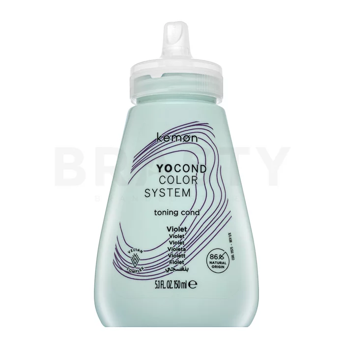 Kemon Yo Cond Color System Toning Cond balsam nuanțator pentru revigorarea culorii Violet 150 ml