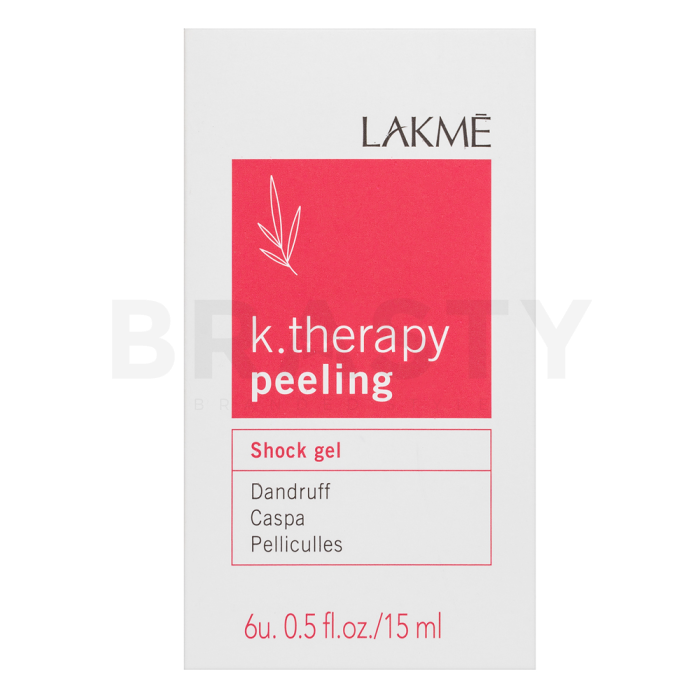 Lakmé K.Therapy Peeling Shock Gel peeling șampon anti mătreată 6 x 15 ml