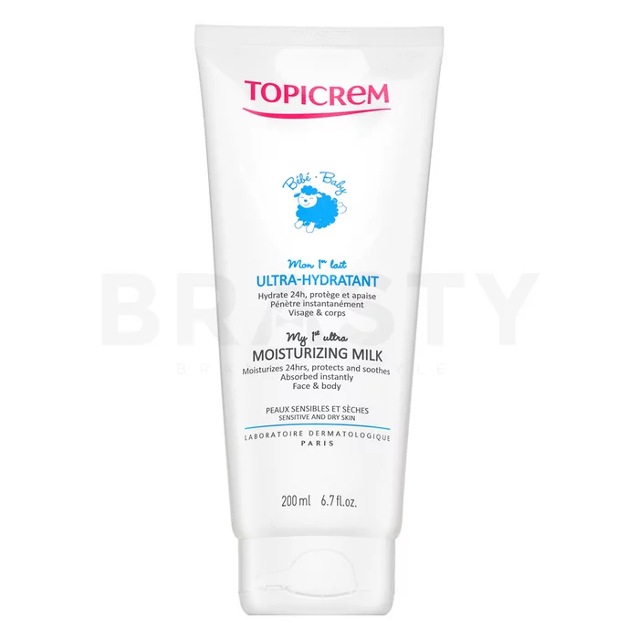 Topicrem Bébé My 1st Gentle Ultra-Rich Moisturizing Milk hydratační tělové mléko pro děti 200 ml