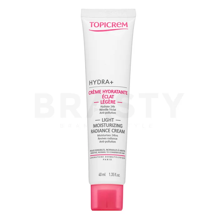 Topicrem HYDRA+ Light Moisturizing Radiance Cream huidcrème met hydraterend effect 40 ml