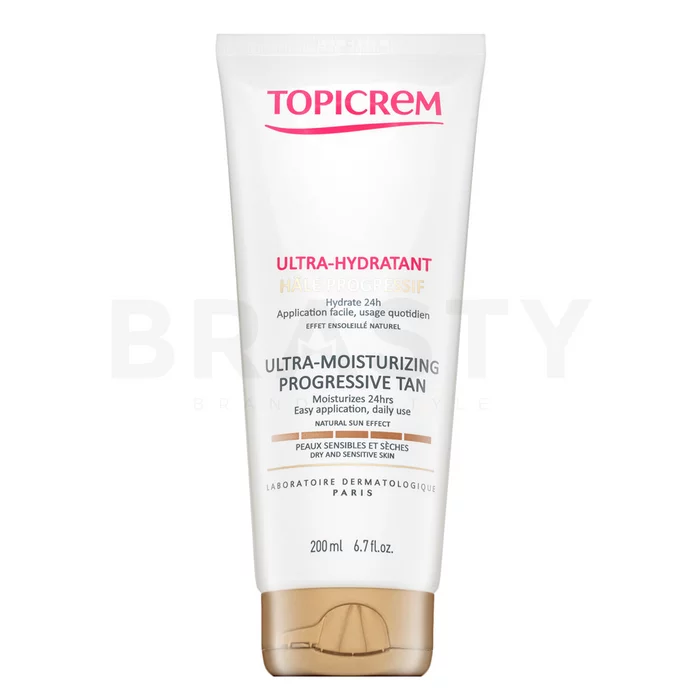 Topicrem Ultra-Moisturizing Progressive Tan samoopalovací krém s hydratačním účinkem 200 ml
