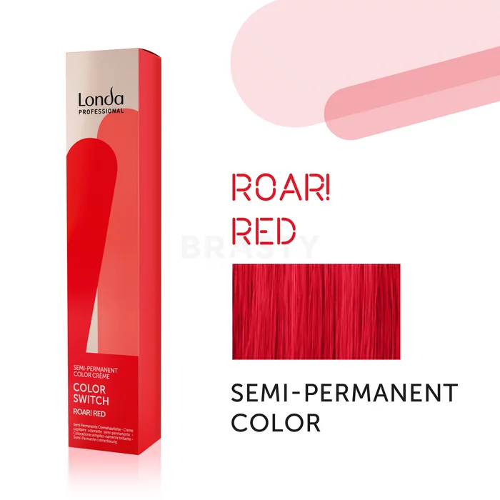 Londa Professional Color Switch Semi Permanent Color Creme semi-permanentní barva na vlasy Roar! Red 80 ml