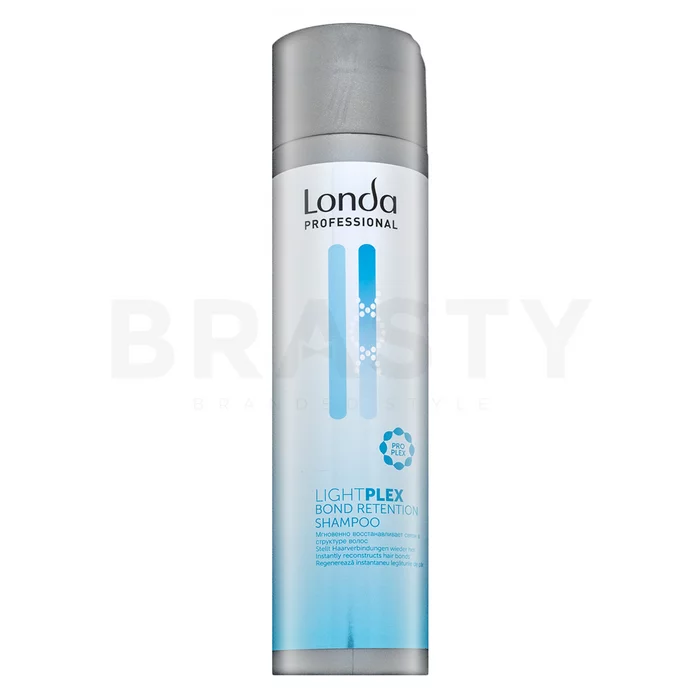 Londa Professional Lightplex Bond Retention Shampoo posilující šampon pro barvené, chemicky ošetřené a zesvětlené vlasy 250 ml