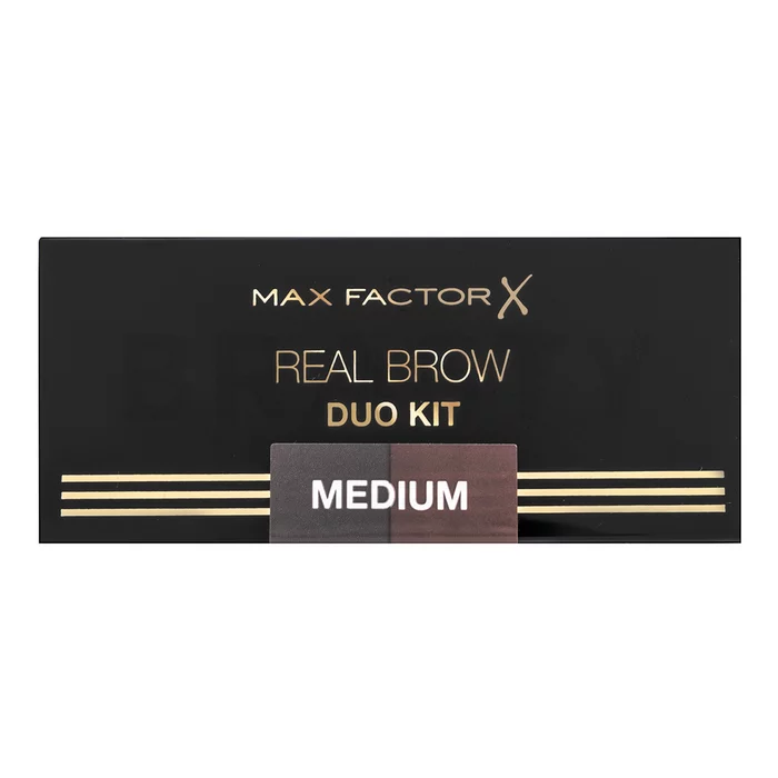 Max Factor Real Brow Real Brow Duo Kit sada na úpravu obočí 002 Medium 3,3 g