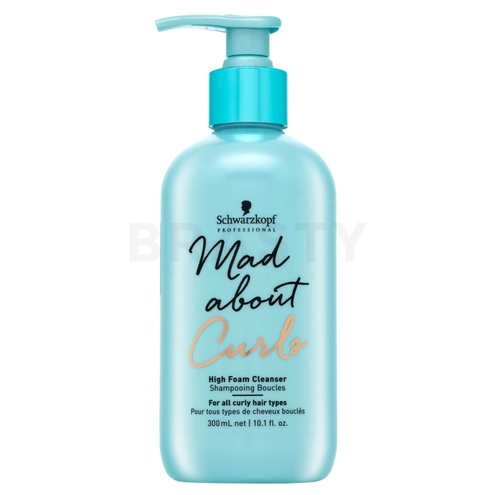Schwarzkopf Professional Mad About Curls High Foam Cleanser čisticí šampon pro vlnité a kudrnaté vlasy DAMAGE BOX 300 ml