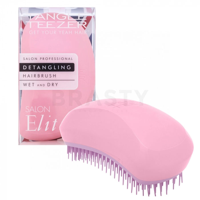 Tangle Teezer Salon Elite Pink Lilac hairbrush DAMAGE BOX