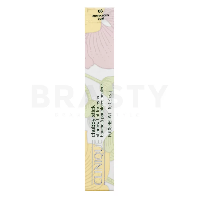 Clinique Chubby Stick Shadow Tint For Eyes dlouhotrvající oční stíny v tužce 08 Curvaceous Coal 3 g