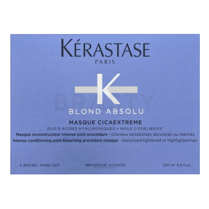 Kérastase Blond Absolu Masque Cicaextreme maska pro platinově blond a šedivé vlasy 200 ml