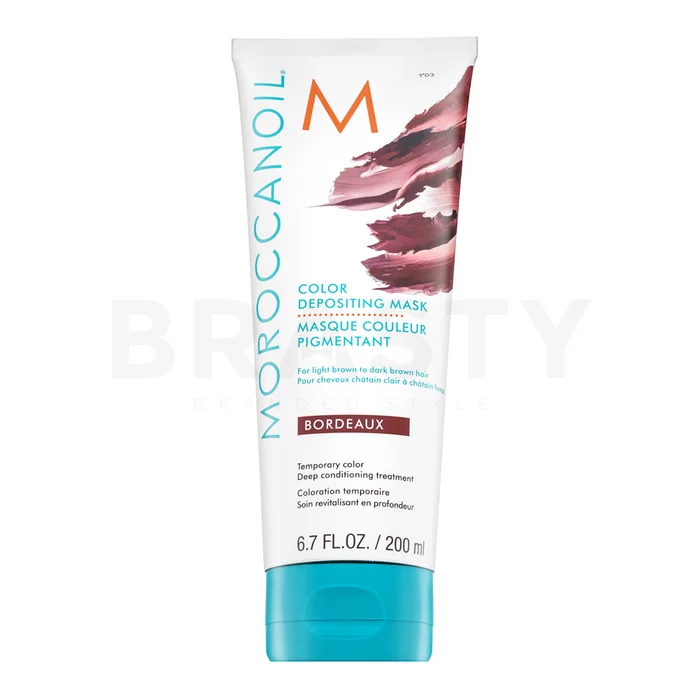 Moroccanoil Color Depositing Mask vyživující maska s barevnými pigmenty Bordeaux 200 ml