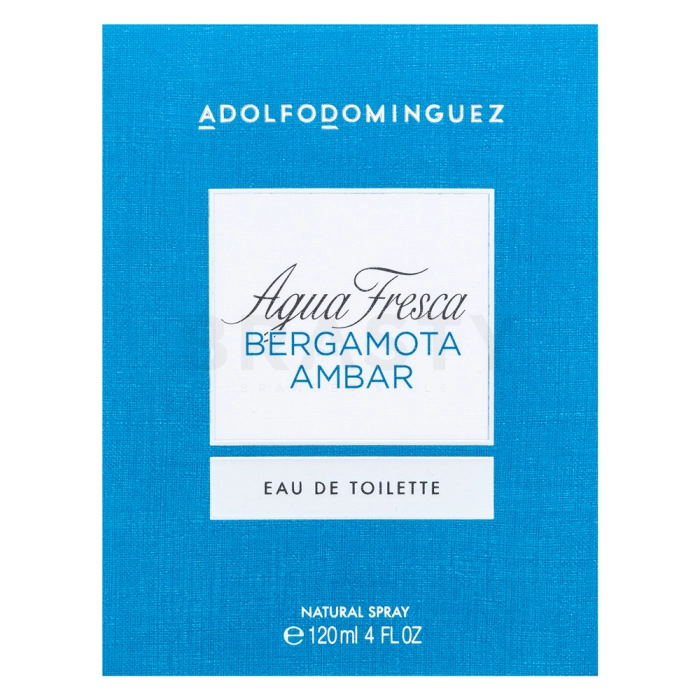Adolfo Dominguez Agua Fresca Bergamota Ambar Eau de Toilette for men 120 ml