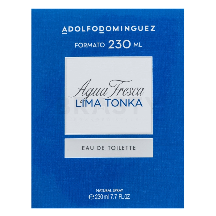 Adolfo Dominguez Agua Fresca Lima Tonka Eau de Toilette für Herren 230 ml
