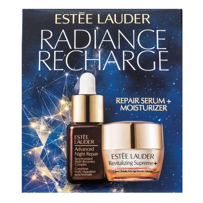 Estee Lauder Advanced Night Repair Serum + Revitalizing Supreme Moisturizing Cream zestaw podarunkowy z formułą przeciwzmarszczkową 7 ml + 7 ml