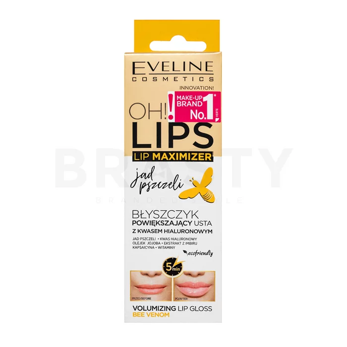 Eveline Oh My Lips Lip Maximizer lesk na rty pro zvětšení objemu Bee Venom 4,5 ml