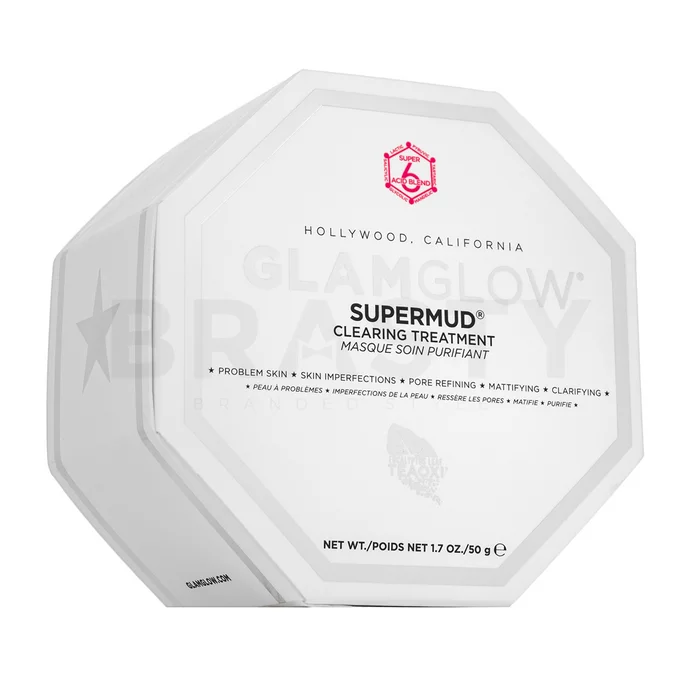 Glamglow Supermud Clearing Treatment cleansing mask against skin imperfections 50 g