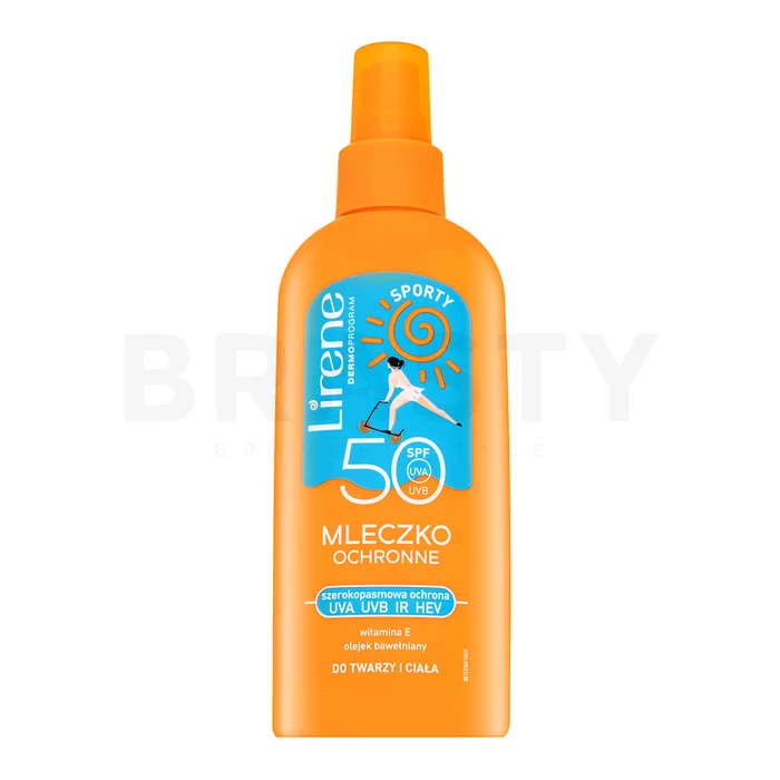 Lirene Sporty Protective Milk SPF50 mléko na opalování 150 ml