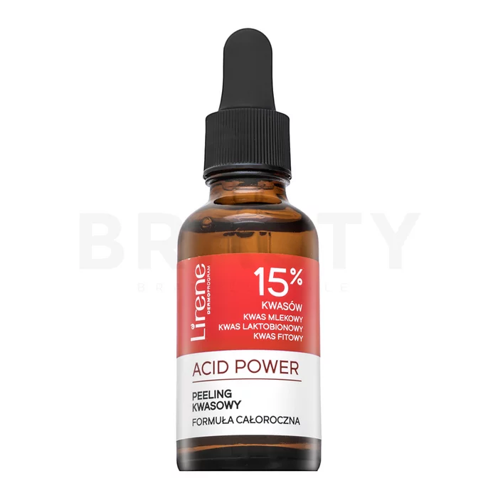 Lirene Acid Power Face Peeling exfoliační peelingové sérum pro rozjasnění pleti 30 ml