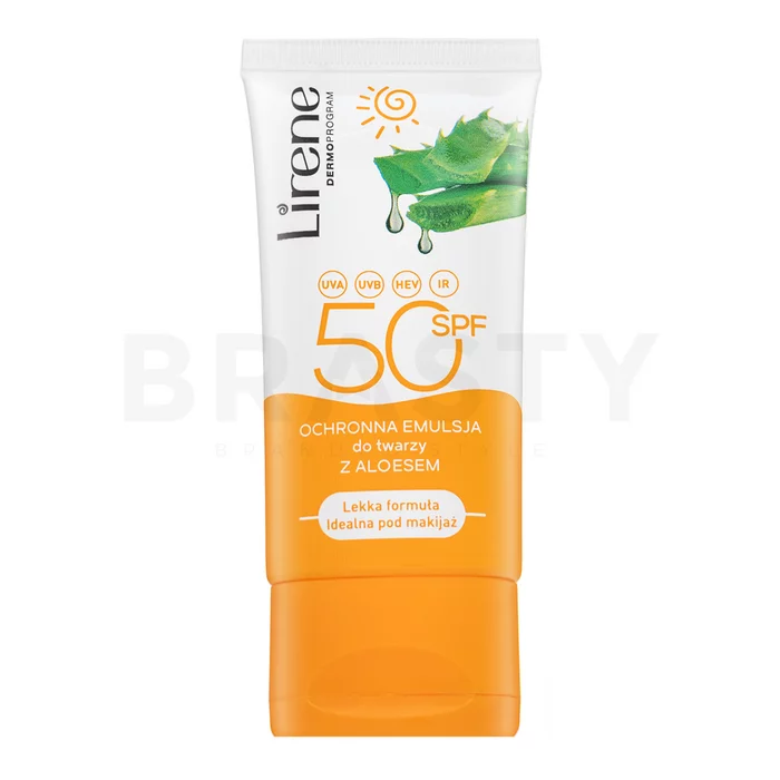 Lirene Protective Face Emulsion SPF50 krém na opalování na obličej 50 ml