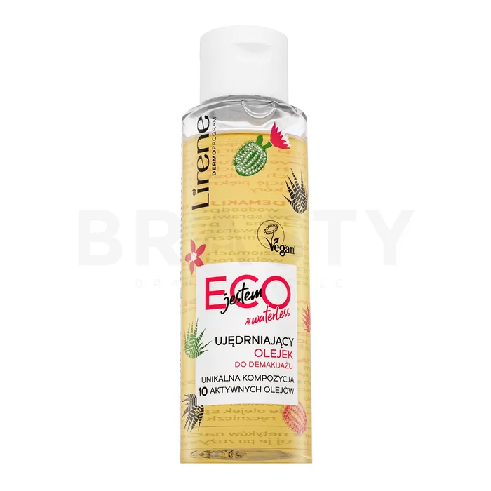 Lirene I Am Eco Waterless Firming Makeup Removal Oil čistící olej k odstranění odolného a voděodolného make-upu 100 ml