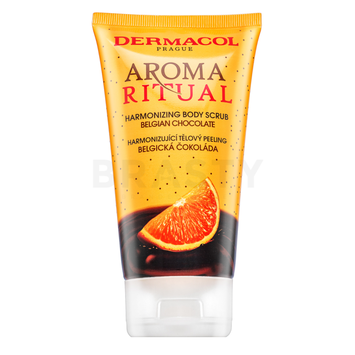 Dermacol Aroma Ritual tělový peeling Harmonizing Body Scrub Belgian Chocolate 150 ml