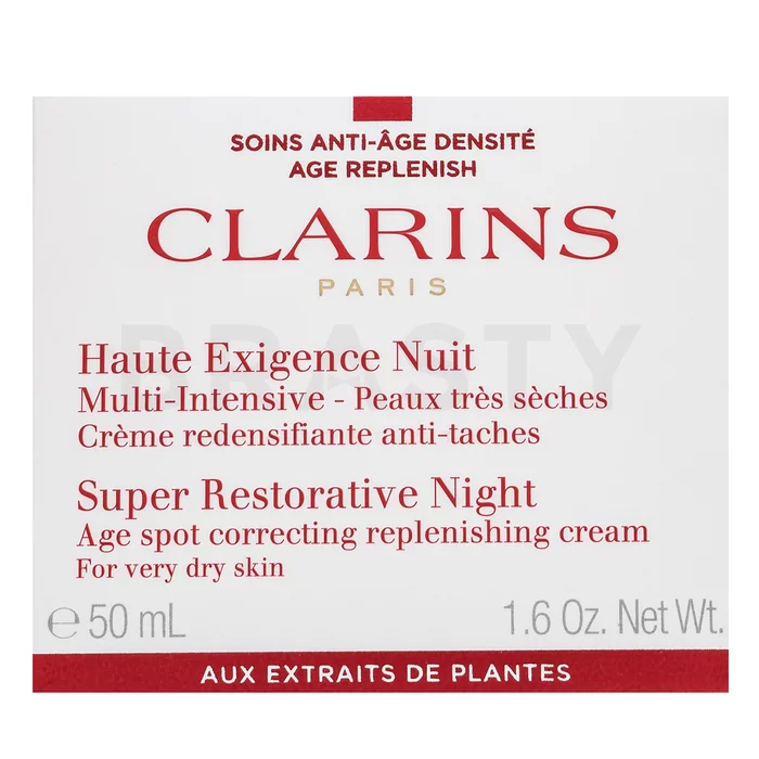 Clarins Super Restorative Night Very Dry Skin Cream noční krém pro suchou pleť 50 ml
