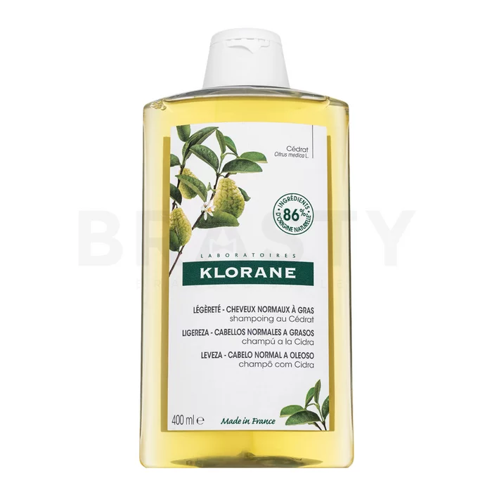 Klorane Purifying Shampoo čisticí šampon pro normální až mastné vlasy 400 ml