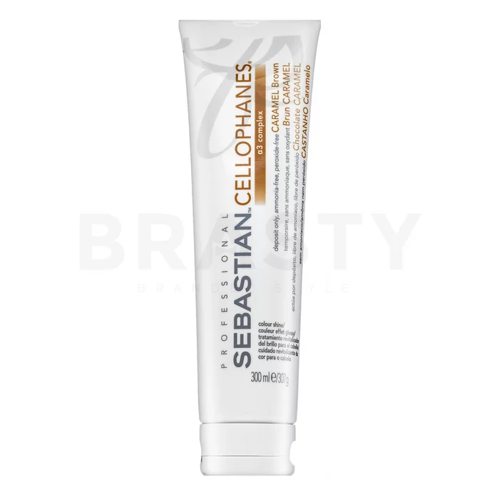 Sebastian Professional Cellophanes Colour Shine maska za poživitev barve Caramel Brown 300 ml