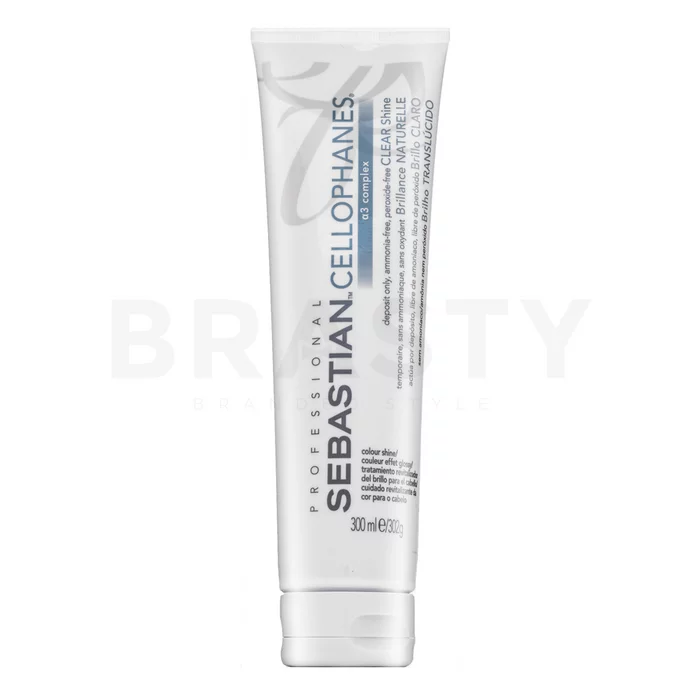 Sebastian Professional Cellophanes Colour Shine mask for gloss and protection of dyed hair Clear 300 ml