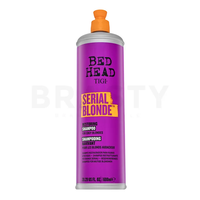Tigi Bed Head Serial Blonde Restoring Shampoo posilujúci šampón pre blond vlasy 600 ml