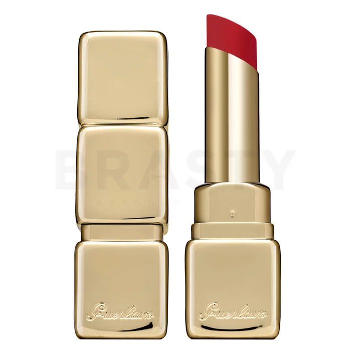 Guerlain KissKiss Shine Bloom Lip Colour rtěnka s matujícím účinkem 709 Petal Red 3,2 g