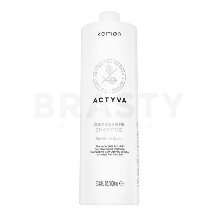 Kemon Actyva Benessere Shampoo sampon hranitor pentru scalp sensibil 1000 ml